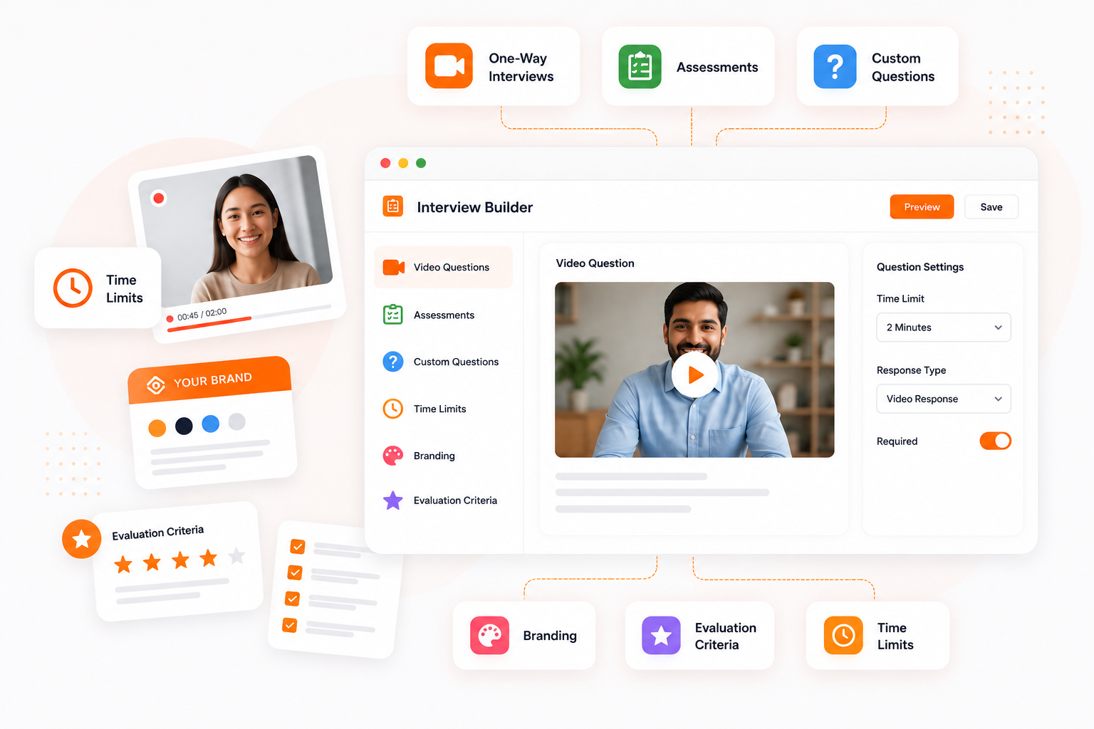 Create hiring experiences that fit your team.-0